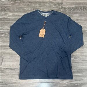 Weatherproof Men's Navy Long Sleeve Henley